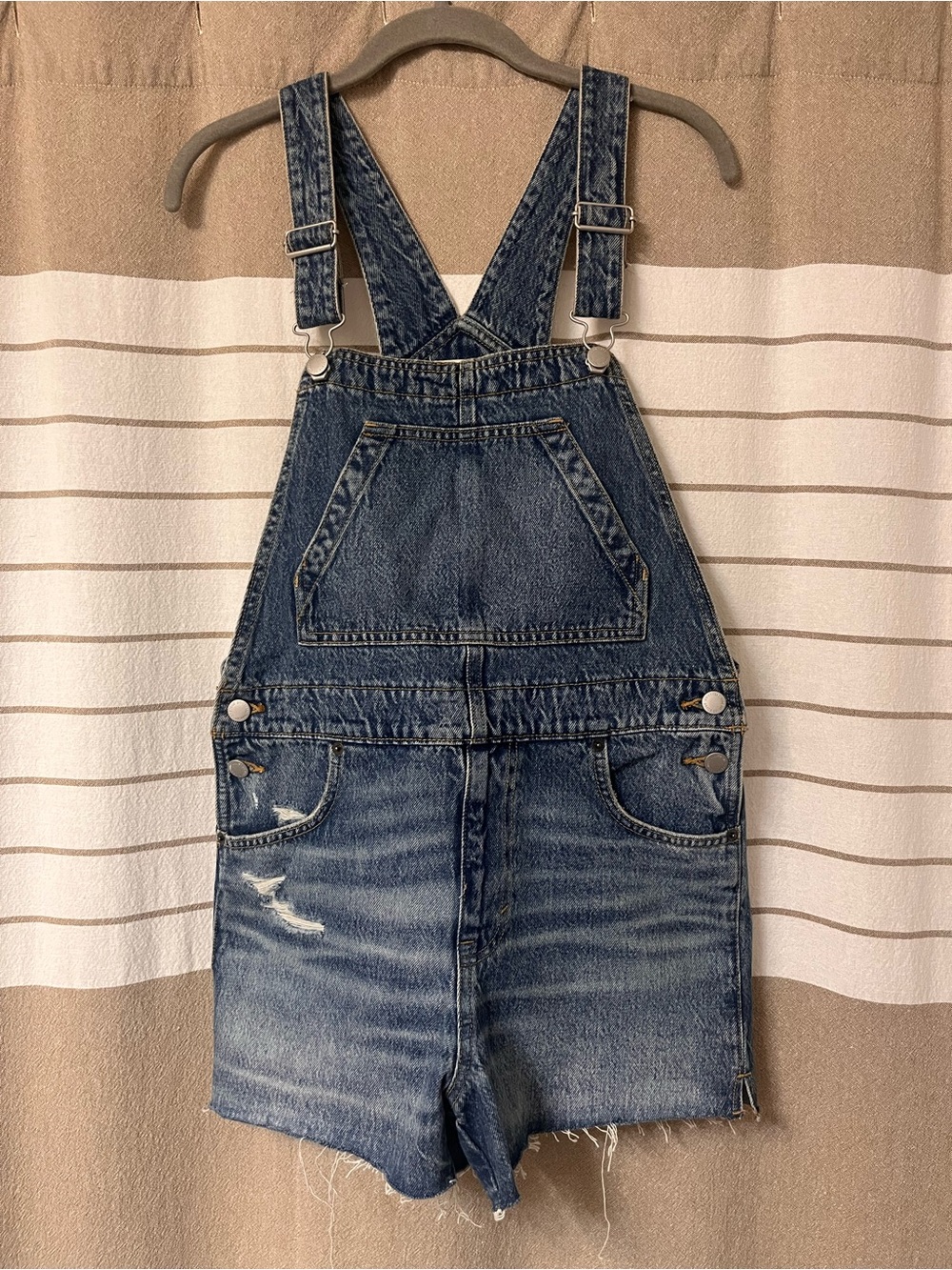 Universal Thread Denim Short Overalls